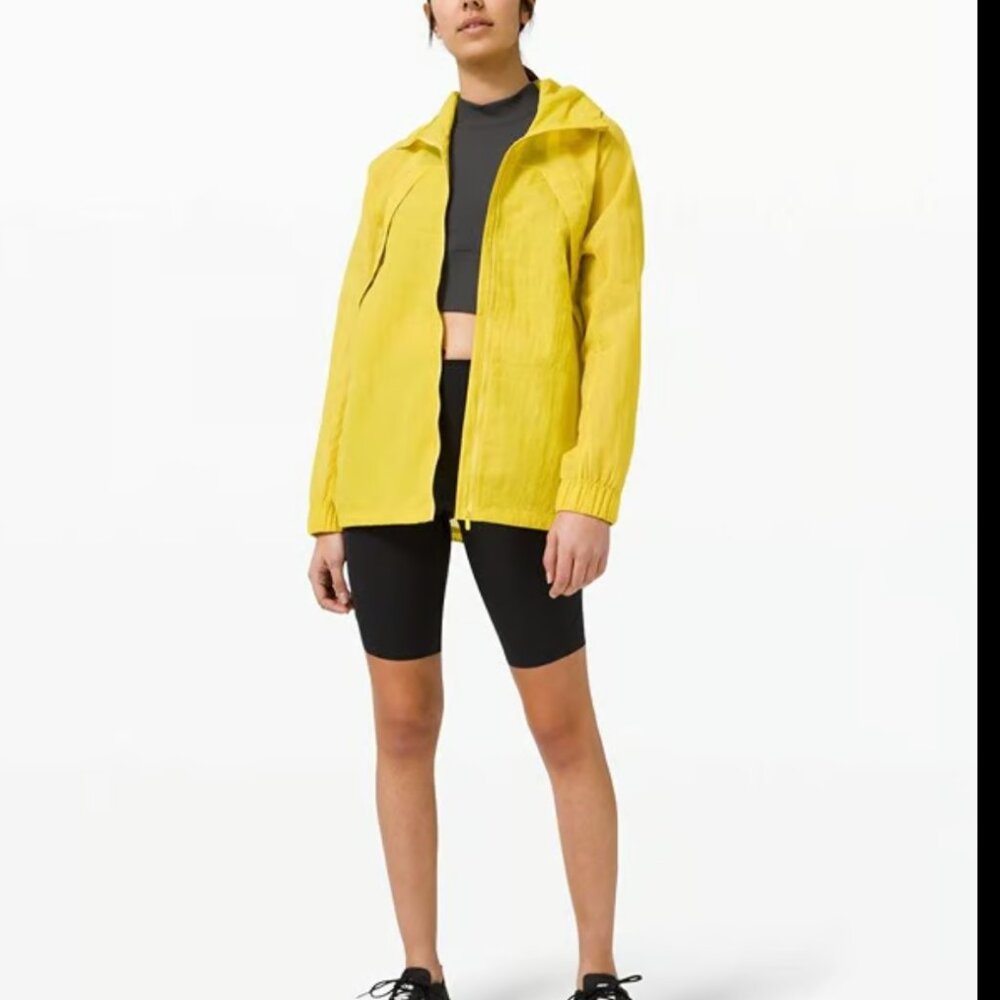 Lululemon Clear Intention Jacket Soleil Size 8